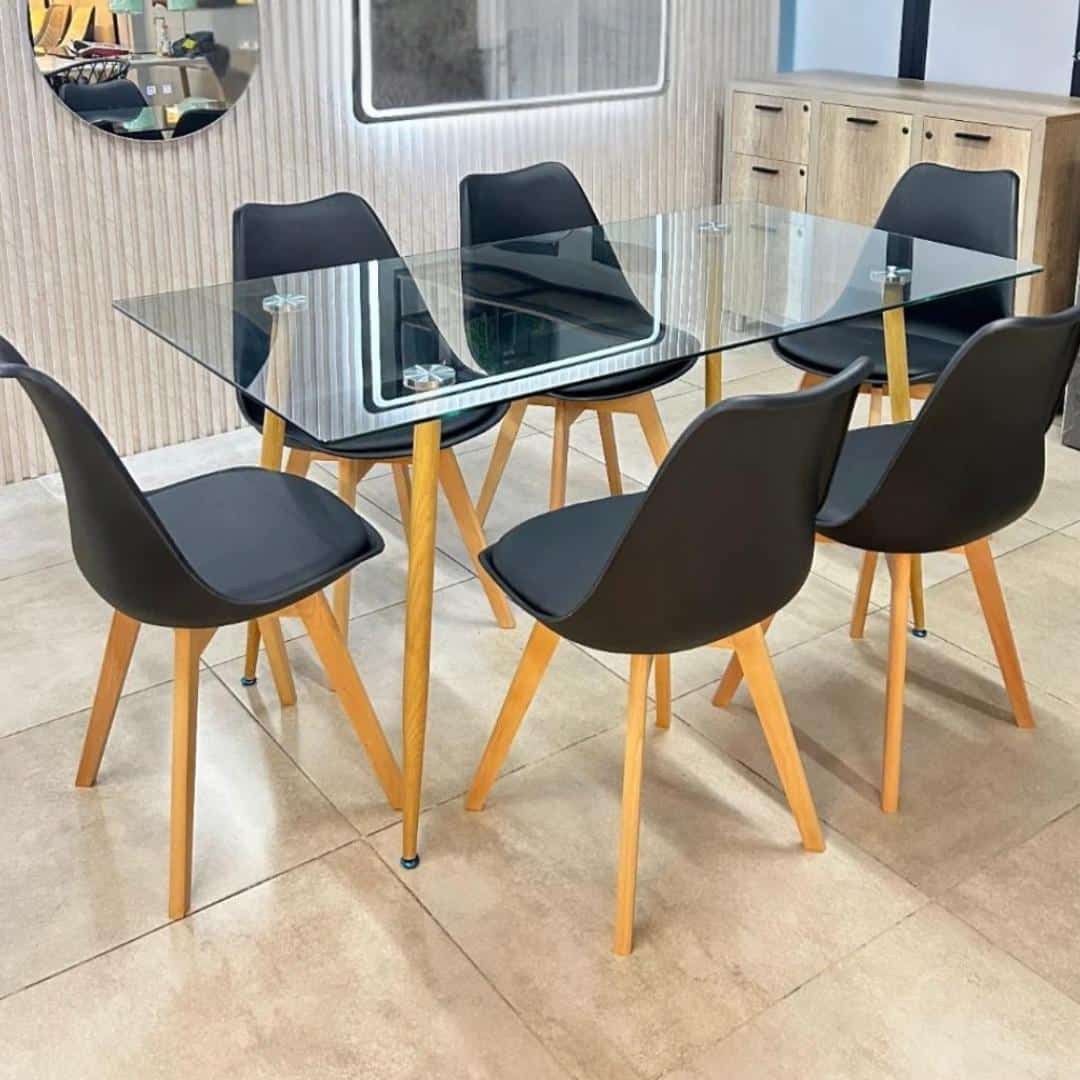 Comedor Minimalista Tulip 6P