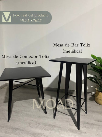 Mesa de comedor Tolix 80×80 (metálica)