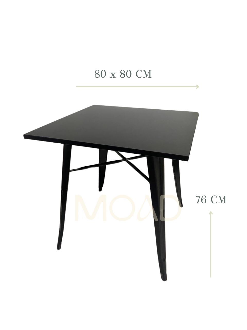 Mesa de comedor Tolix 80×80 (metálica)