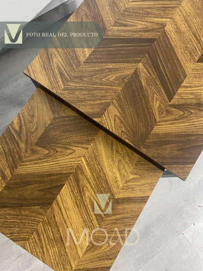 Mesa de centro doble rectangular Madera
