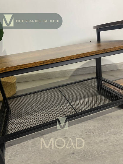 Set de Mesas de Centro Industrial en MDF - Diseño Dúo Modular