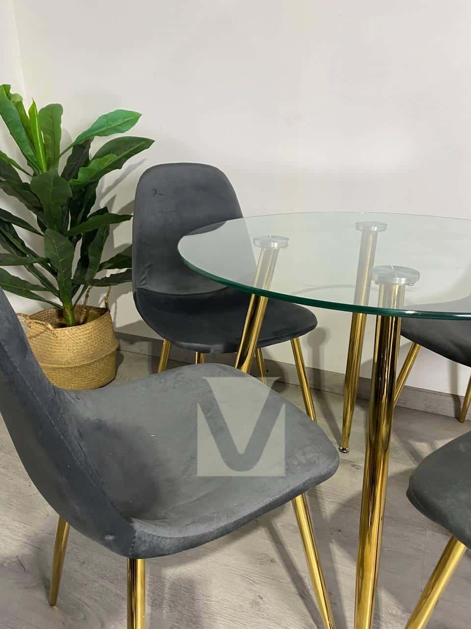 Comedor Smart Lyon Gold 4personas