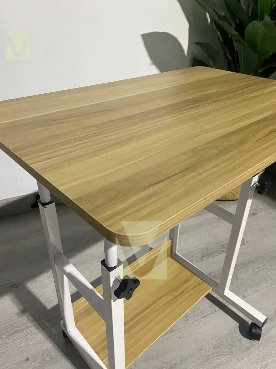 Mesa de computador ajustable roble 2.0