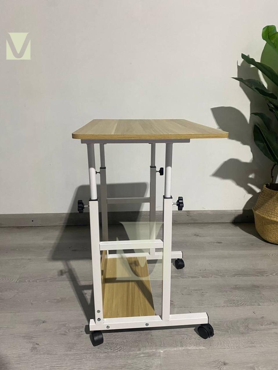 Mesa de computador ajustable roble 2.0