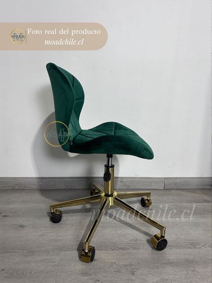 Silla Escritorio Mariposa Gold