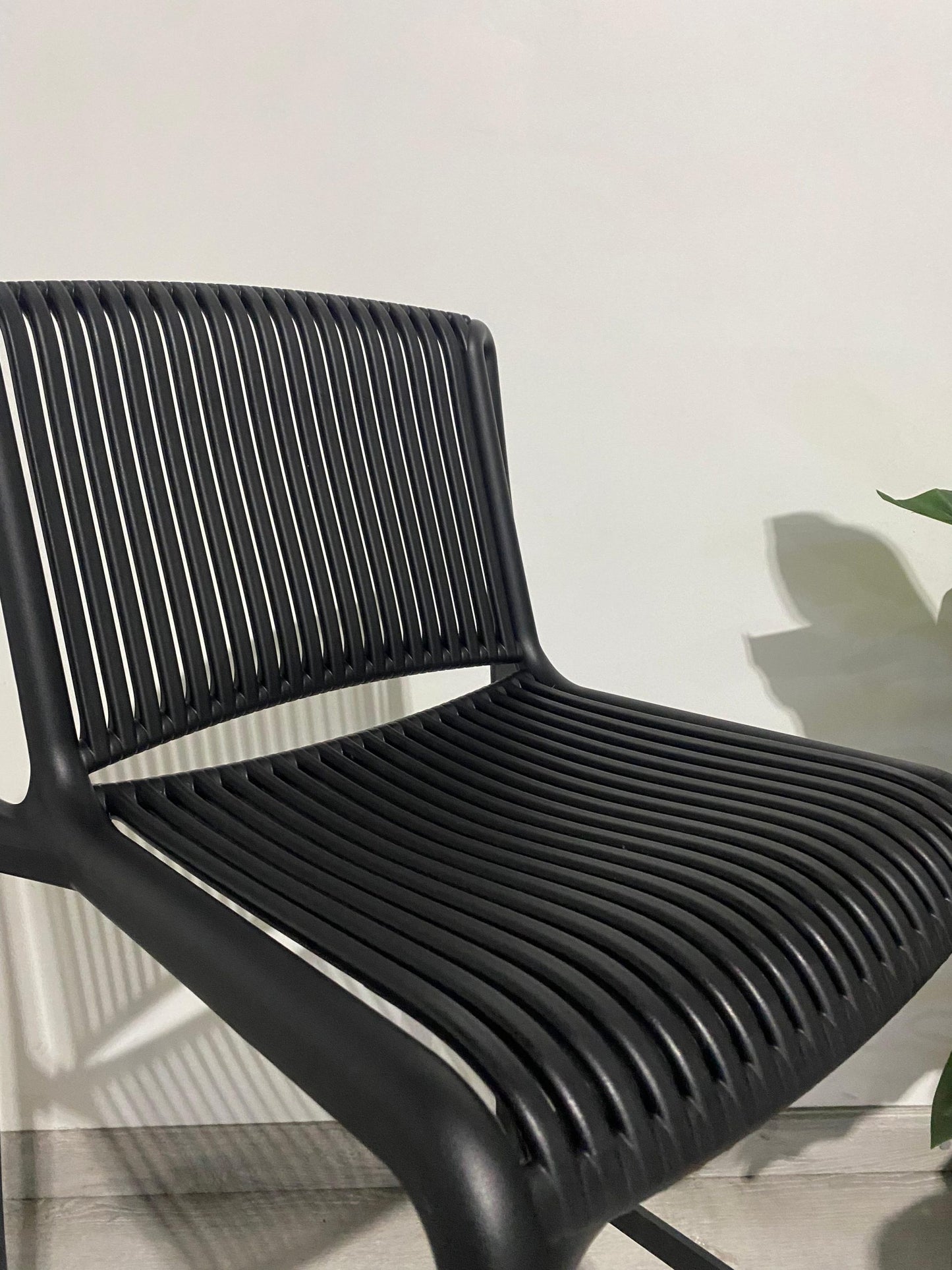 Taburete Alto Capri Polipropileno - Negro