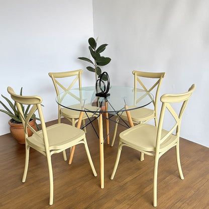 Comedor Redondo Brasil 100cm 4P