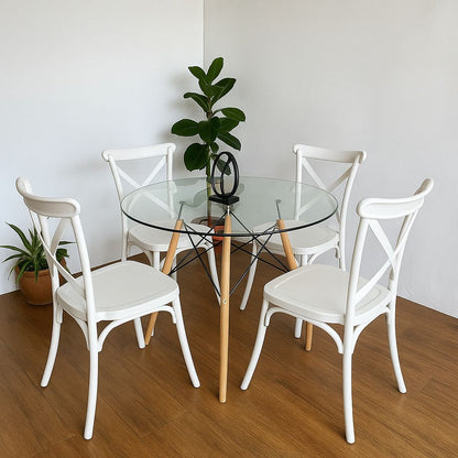 Comedor Redondo Brasil 100cm 4P