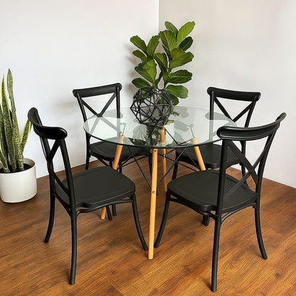 Comedor Redondo Brasil 100cm 4P