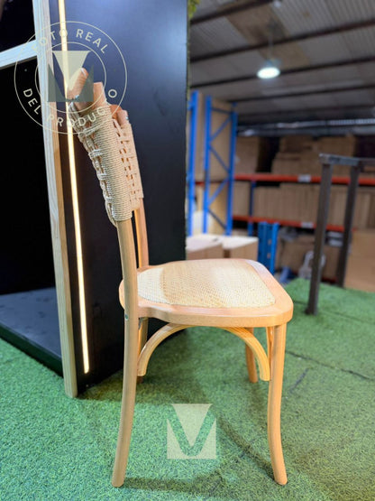 Silla Crossback Madera Yute