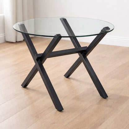 Mesa de Comedor Bursa Black Redonda 110cm
