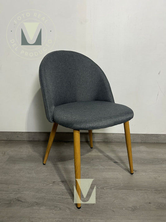 Silla Gabrielle Lino Lisa - Patas Símil Madera
