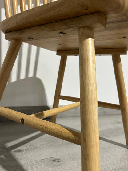 Comedor Alpes Redondo Windsor Madera 4P