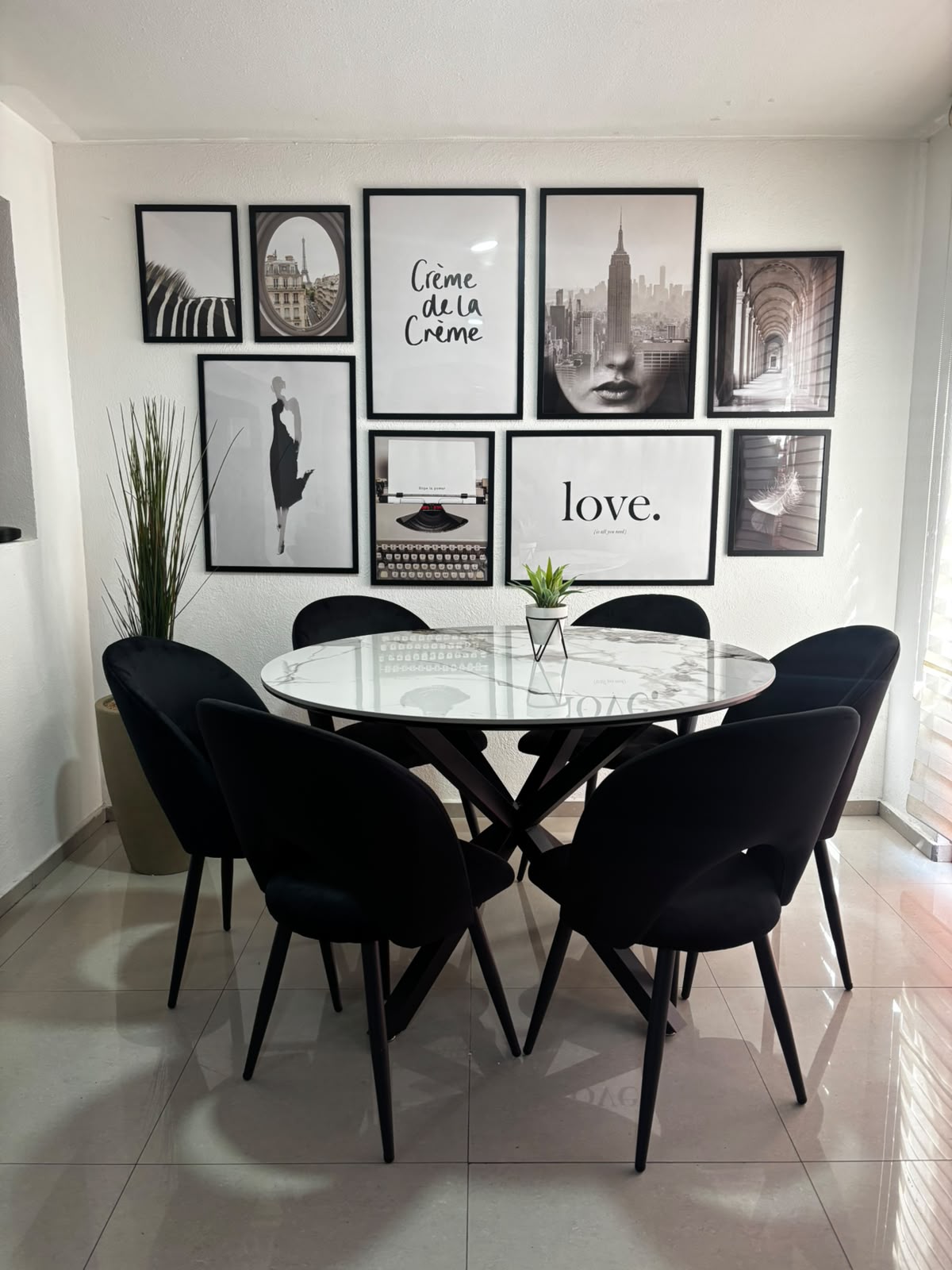 Comedor Cross Viena Stone 6P