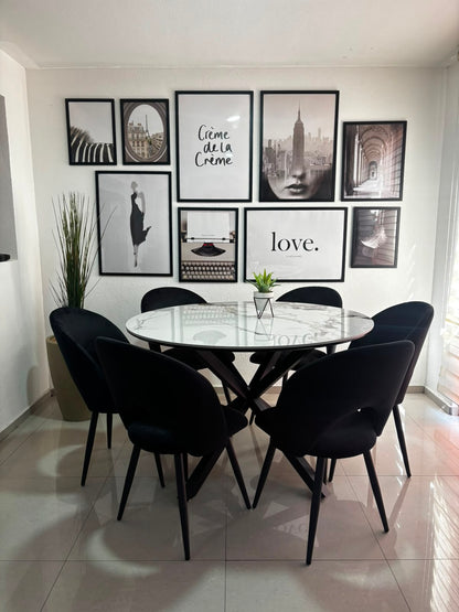 Comedor Cross Viena Stone 6P