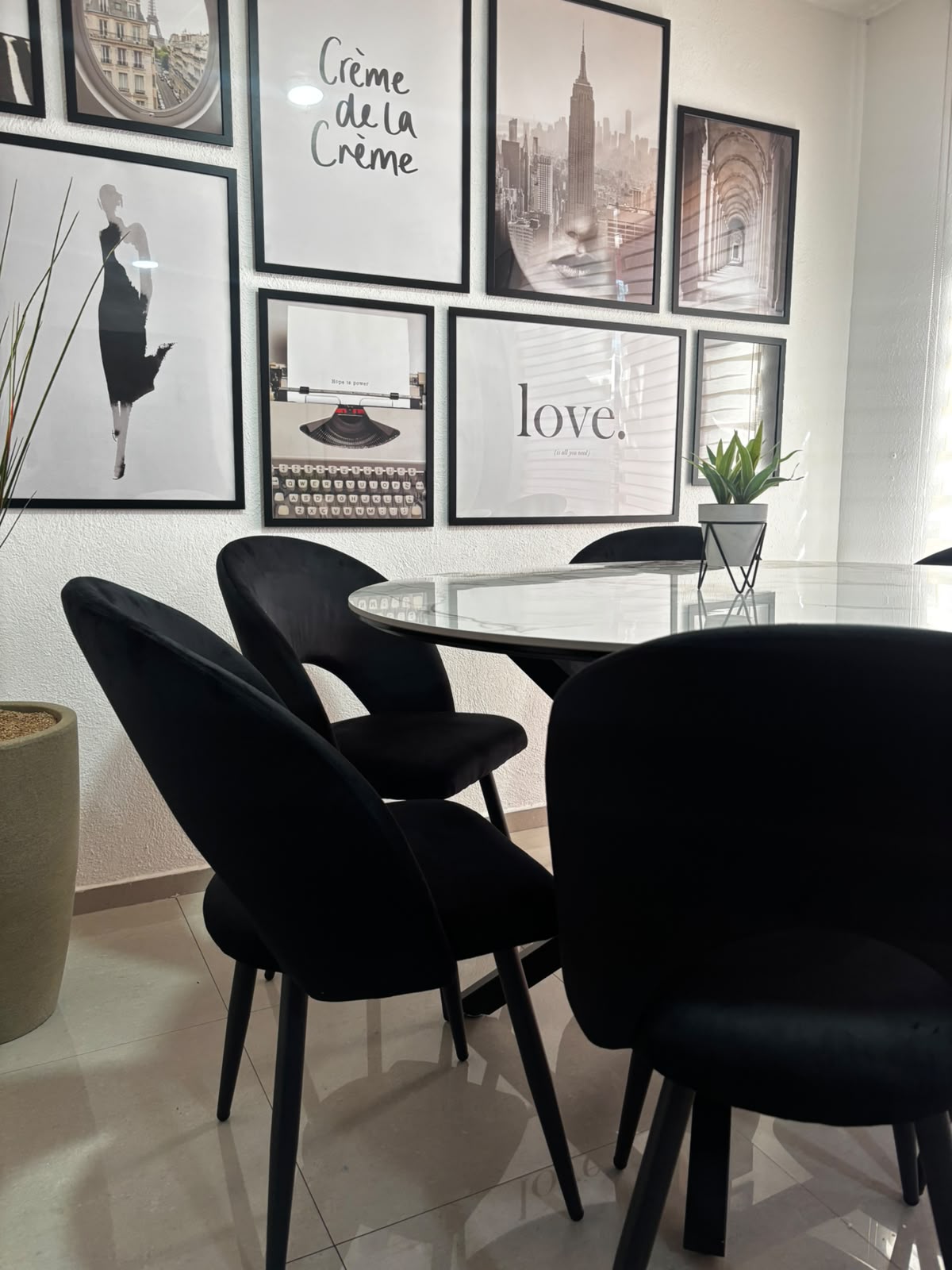 Comedor Cross Viena Stone 6P