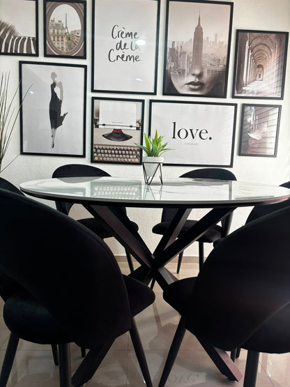 Comedor Cross Viena Stone 6P