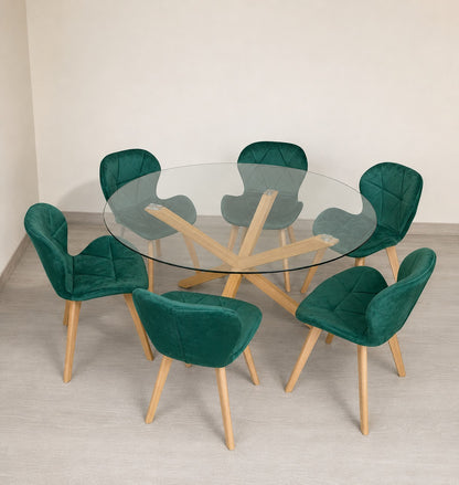 Comedor Cross Abudabi 120cm 6P