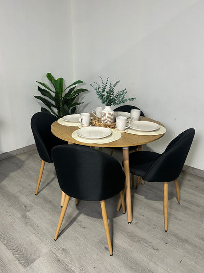 Comedor Extensible 2 en 1 Gabrielle Lino 4 a 8 Personas