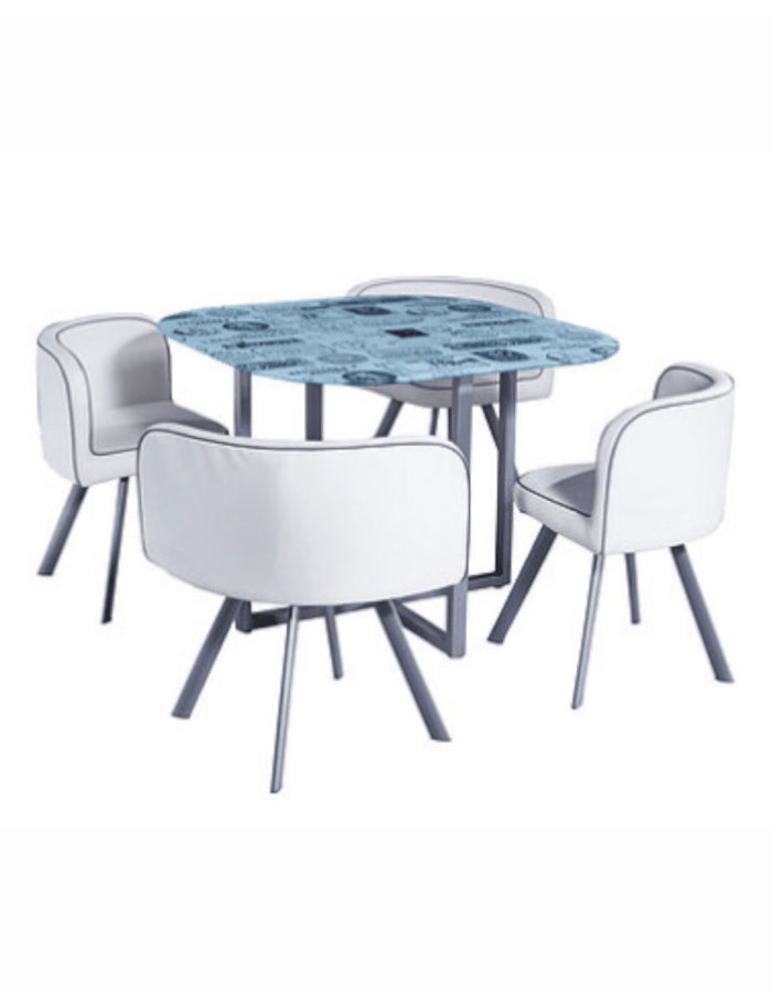 Juego de Comedor Coffee White