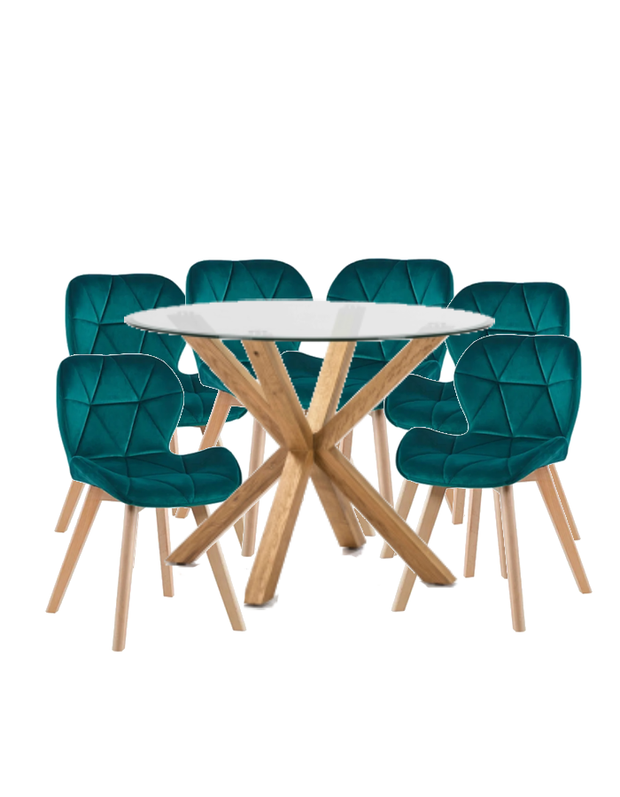 Comedor Abudabi 120cm 6P