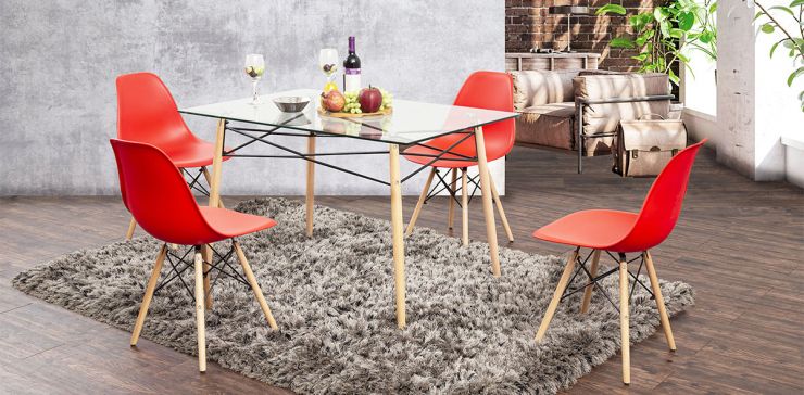 Comedor Eames Line 4P