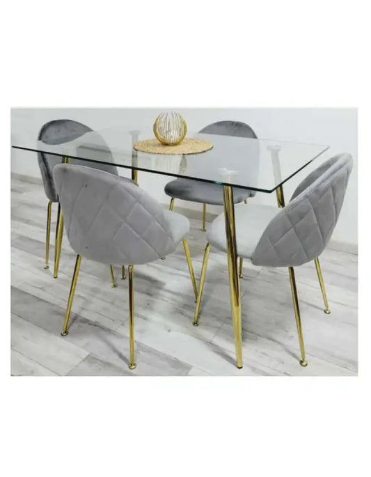 Comedor Elegance Premium Gold 4P