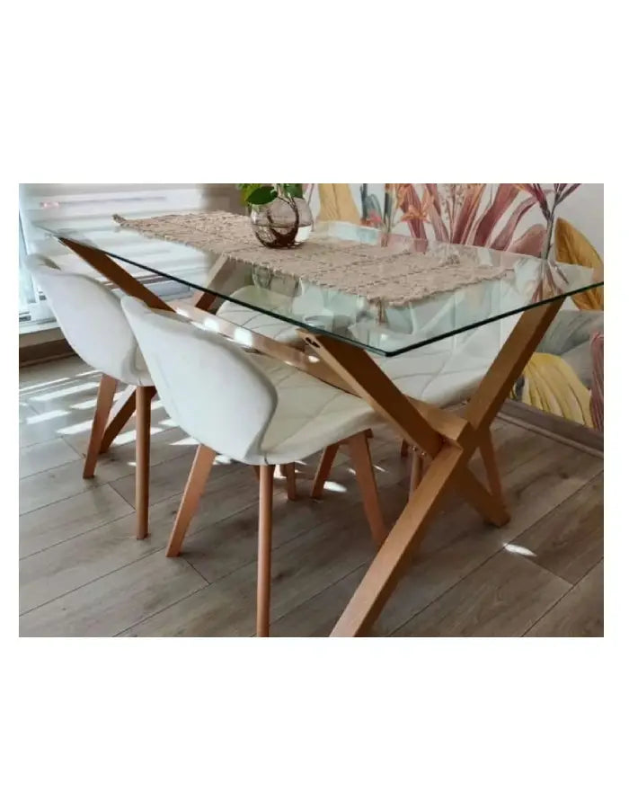 Comedor Mariposa Rectangular Cross 4P