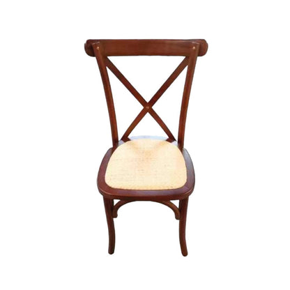 Silla Crossback Madera Rattan