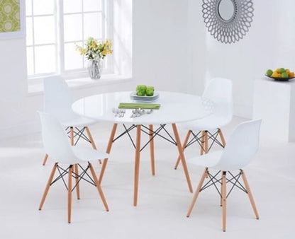 Mesa de Comedor Eames Redonda 100cm