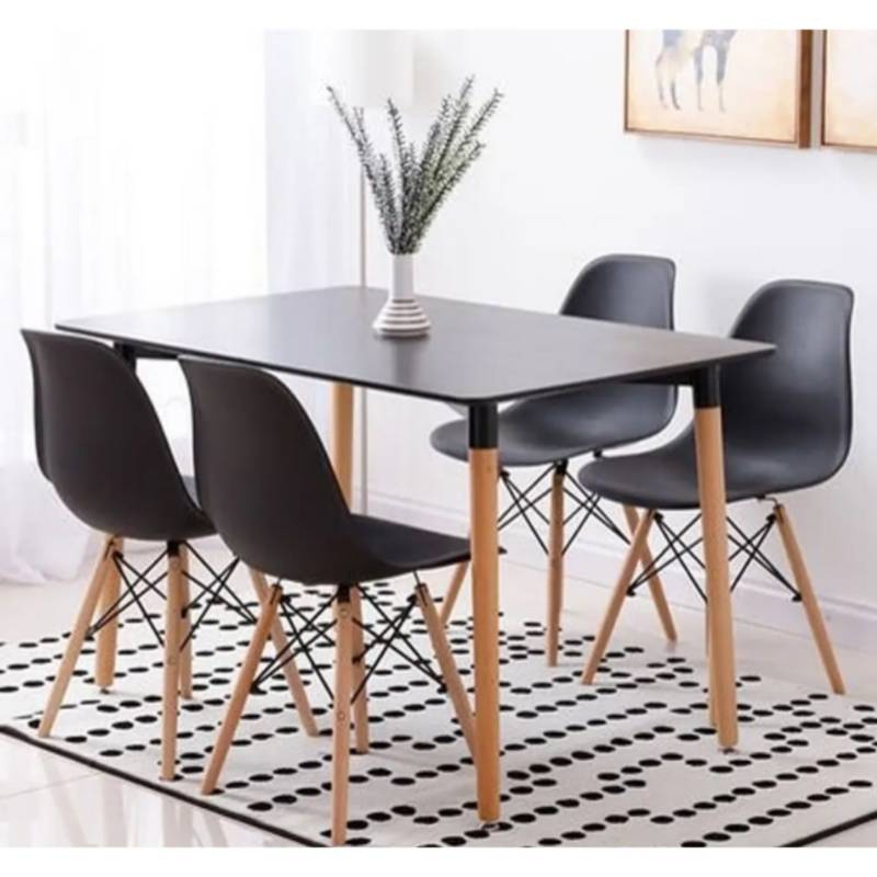 Comedor Eames Rectangular 4P