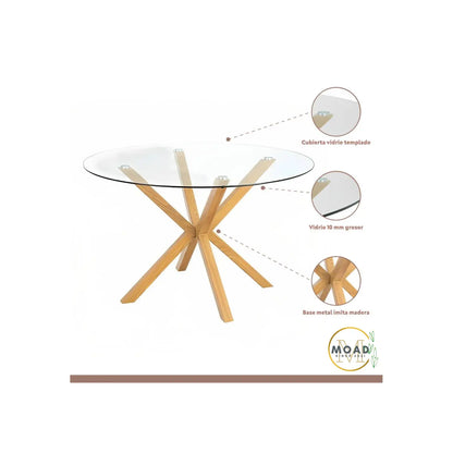 Mesa Cross Redonda 120cm