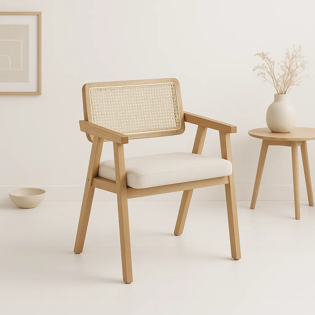 Sitial Acolchado Chandigarh Butaca Rattan