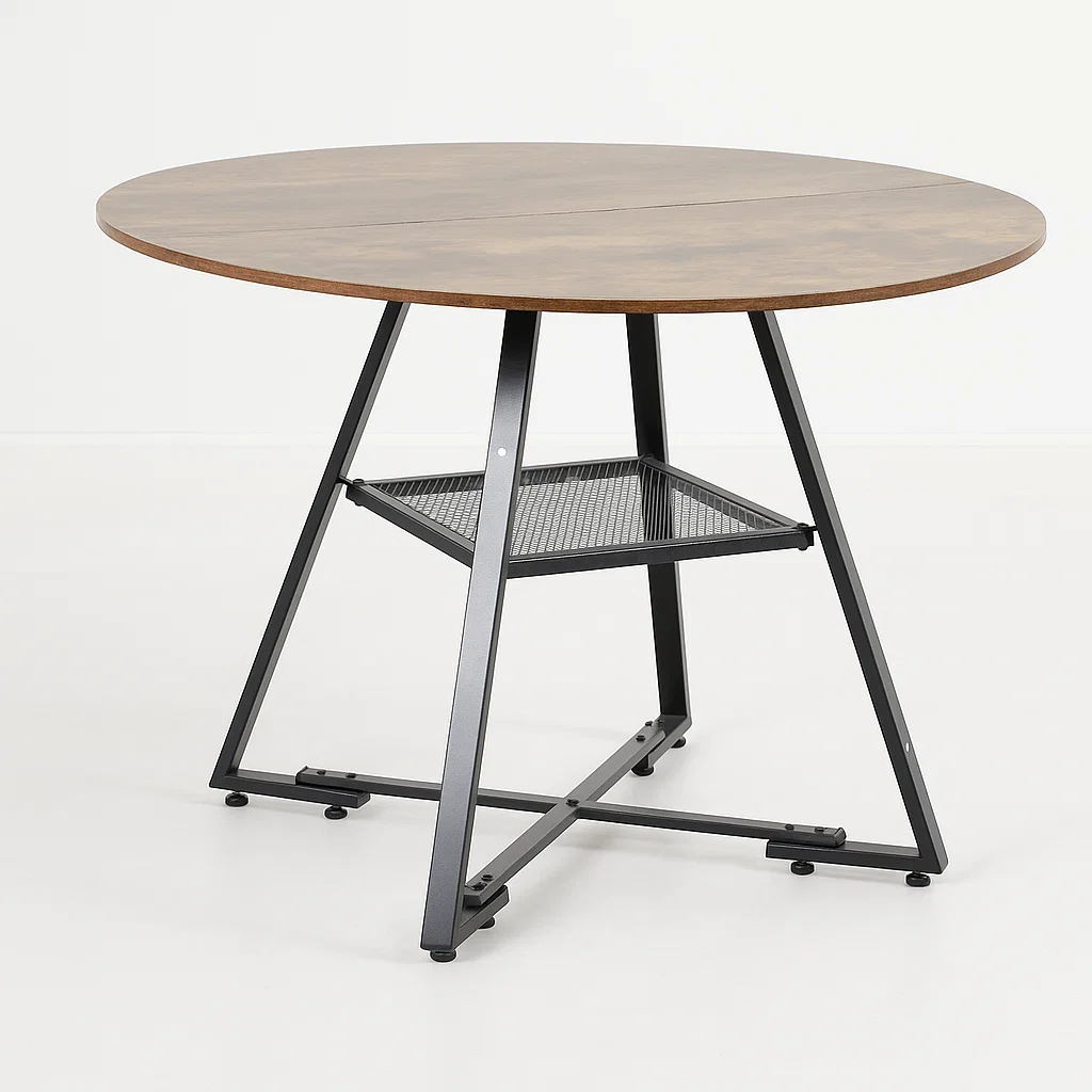 Mesa de Comedor Redonda Estilo Industrial Törn