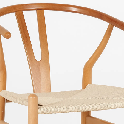 Taburete Wishbone Madera Natural