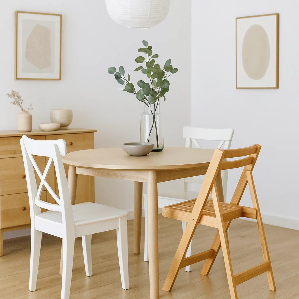 Silla Duna Plegable de Madera Natural