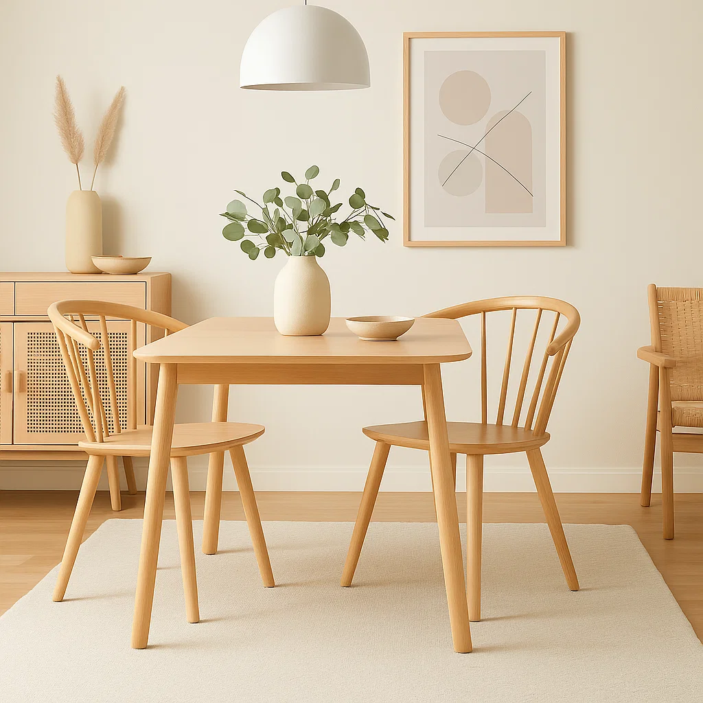 Silla Lykke de Madera - Natural