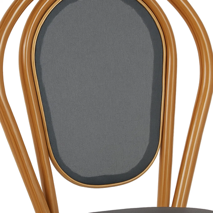 Silla Provence Parisina Rattan - Gris Oscuro
