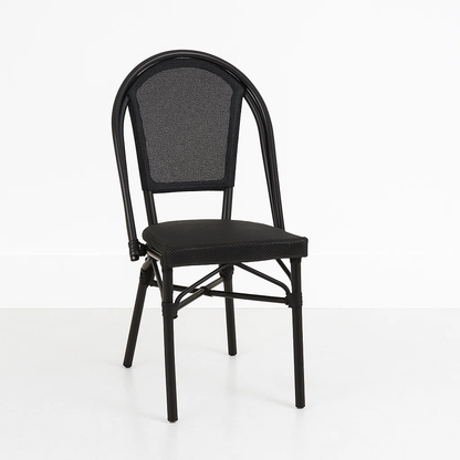 Silla Bistro Parisina Textileno - Negro