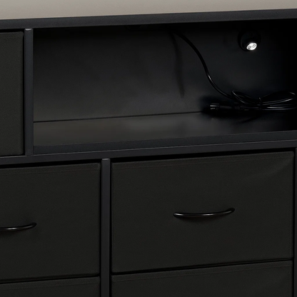 Mueble Organizador LED Xtreme Multimedia - Negro