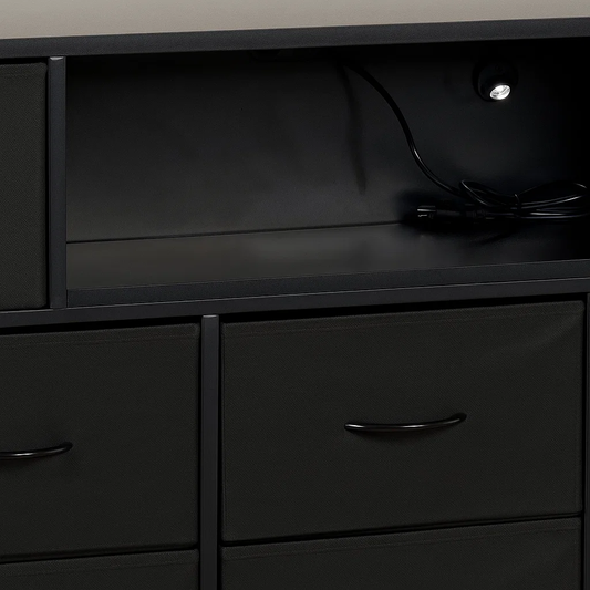 Mueble Organizador LED Xtreme Multimedia - Negro