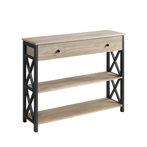 Arrimo con Cajón y 2 Estantes de Almacenaje