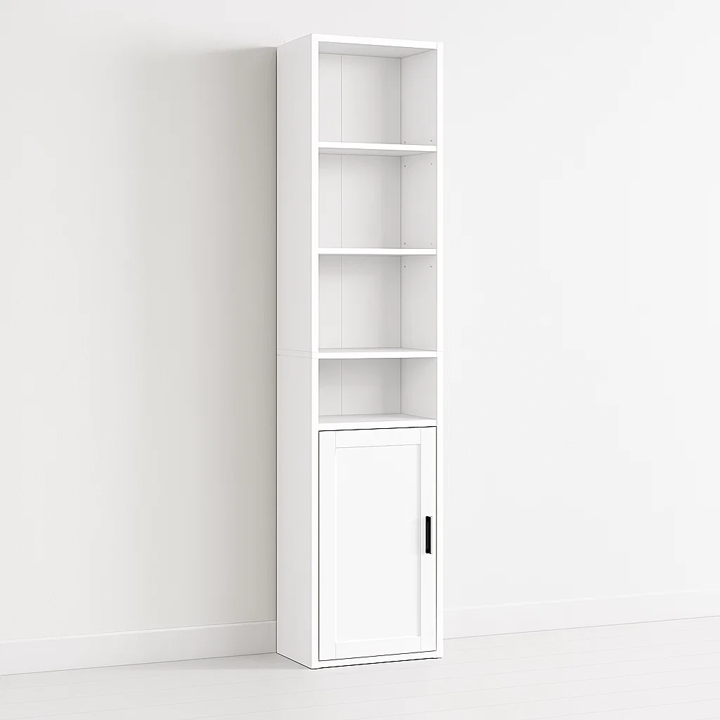 Librero MultiStore con Puerta - Blanco