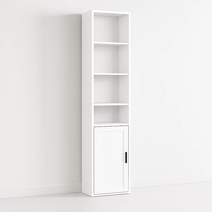 Librero MultiStore con Puerta - Blanco