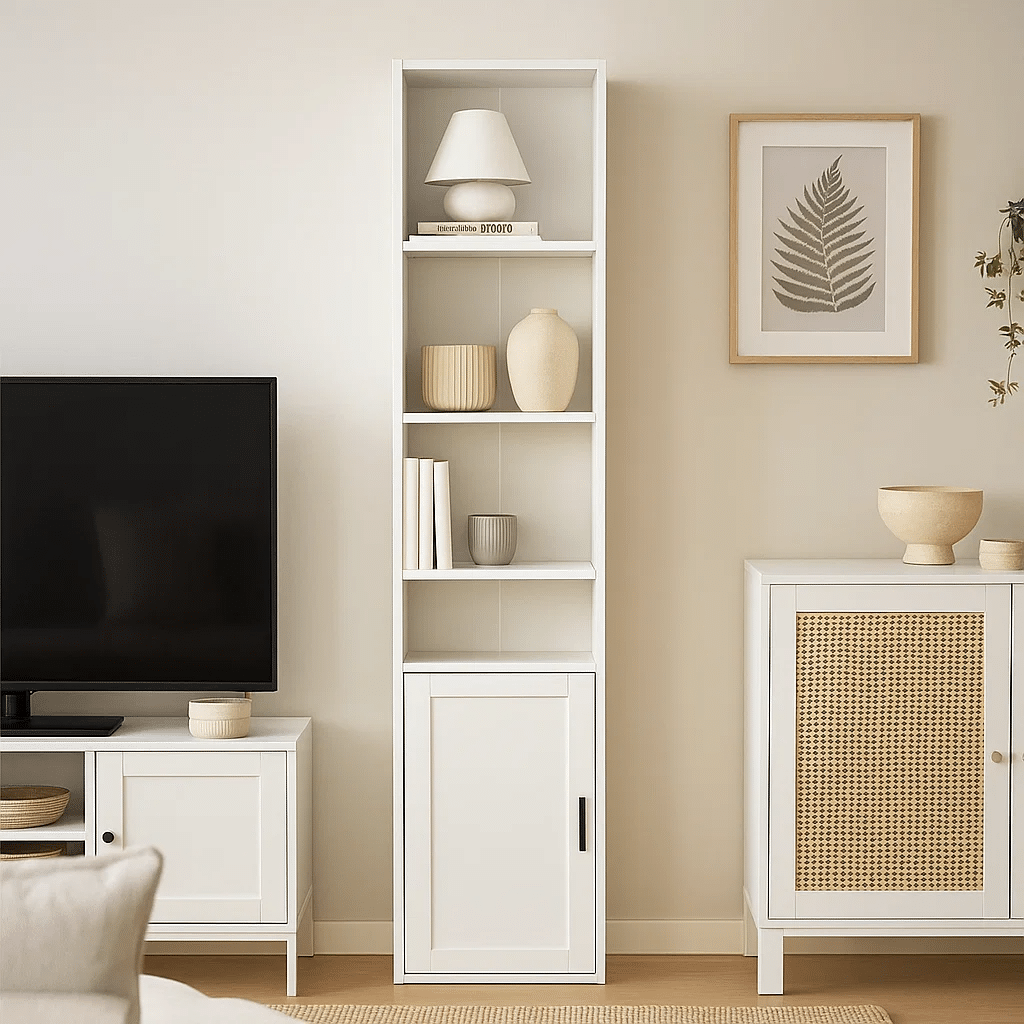 Librero MultiStore con Puerta - Blanco