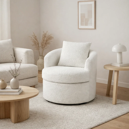 Sillón Giratorio Teddy Comfort 360°