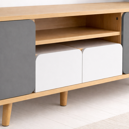 Rack para Tv Houston con Puertas y Cajones