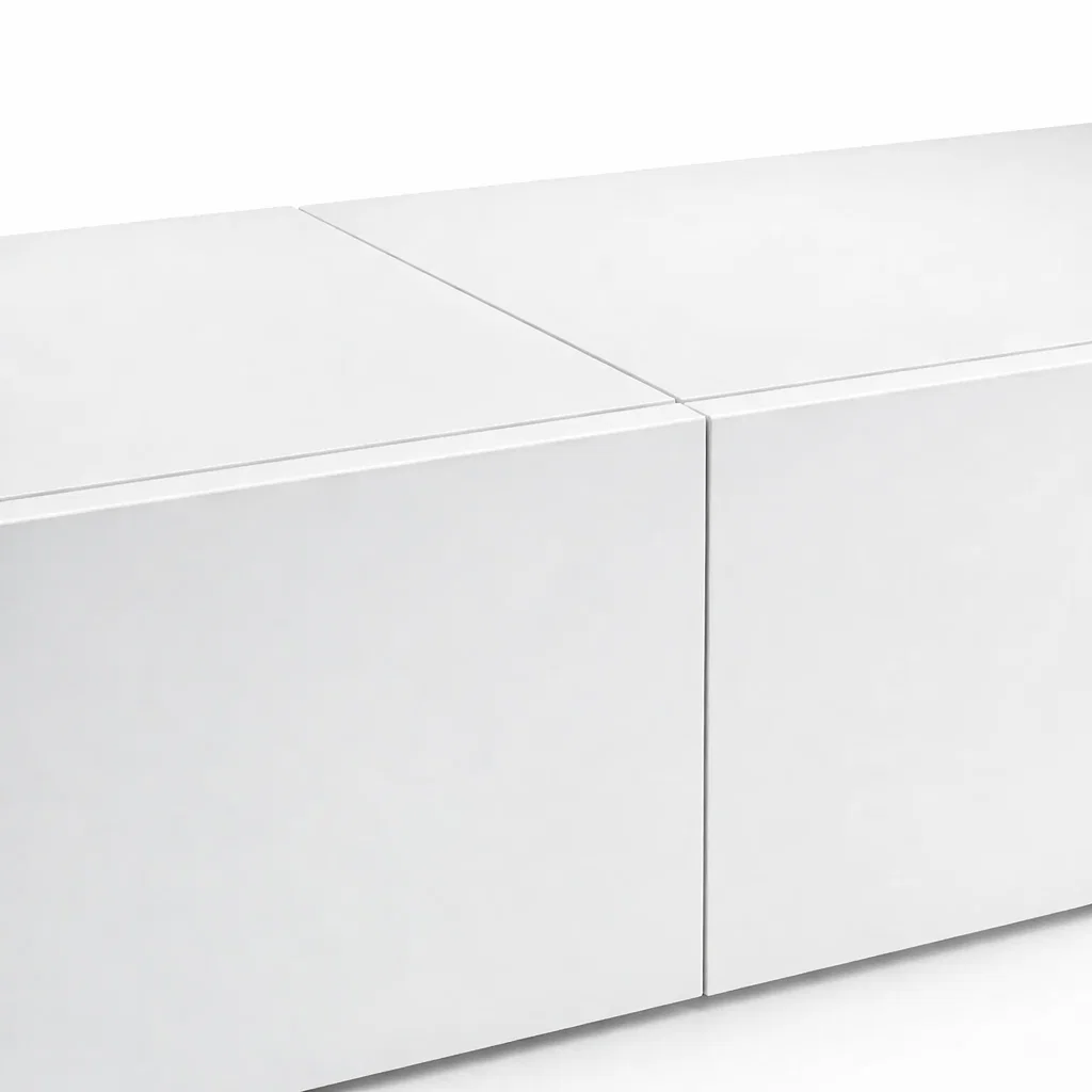 Rack TV Flotante Nápoles Blanco