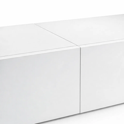 Rack TV Flotante Nápoles Blanco