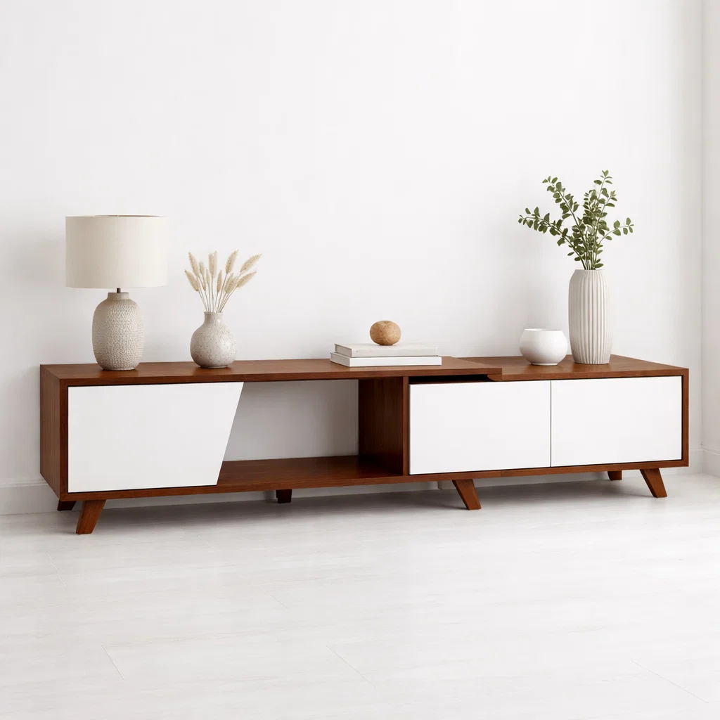 Rack de TV Extensible Nórdico (120cm a 200cm)